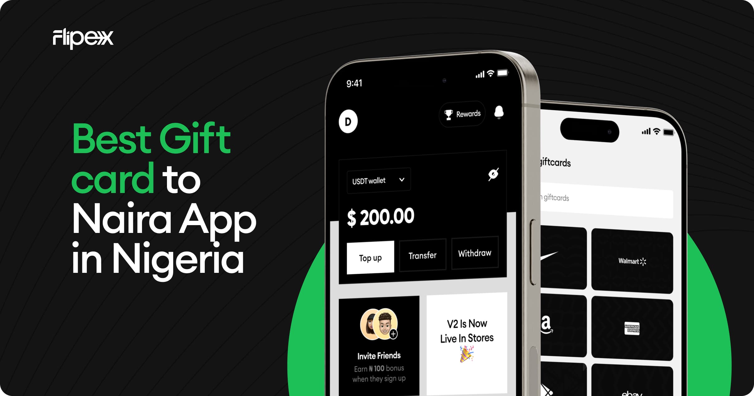 FlipEx is the best gift card trading app in Nigeria with best rates, instant payments, and an all-round premium experience.