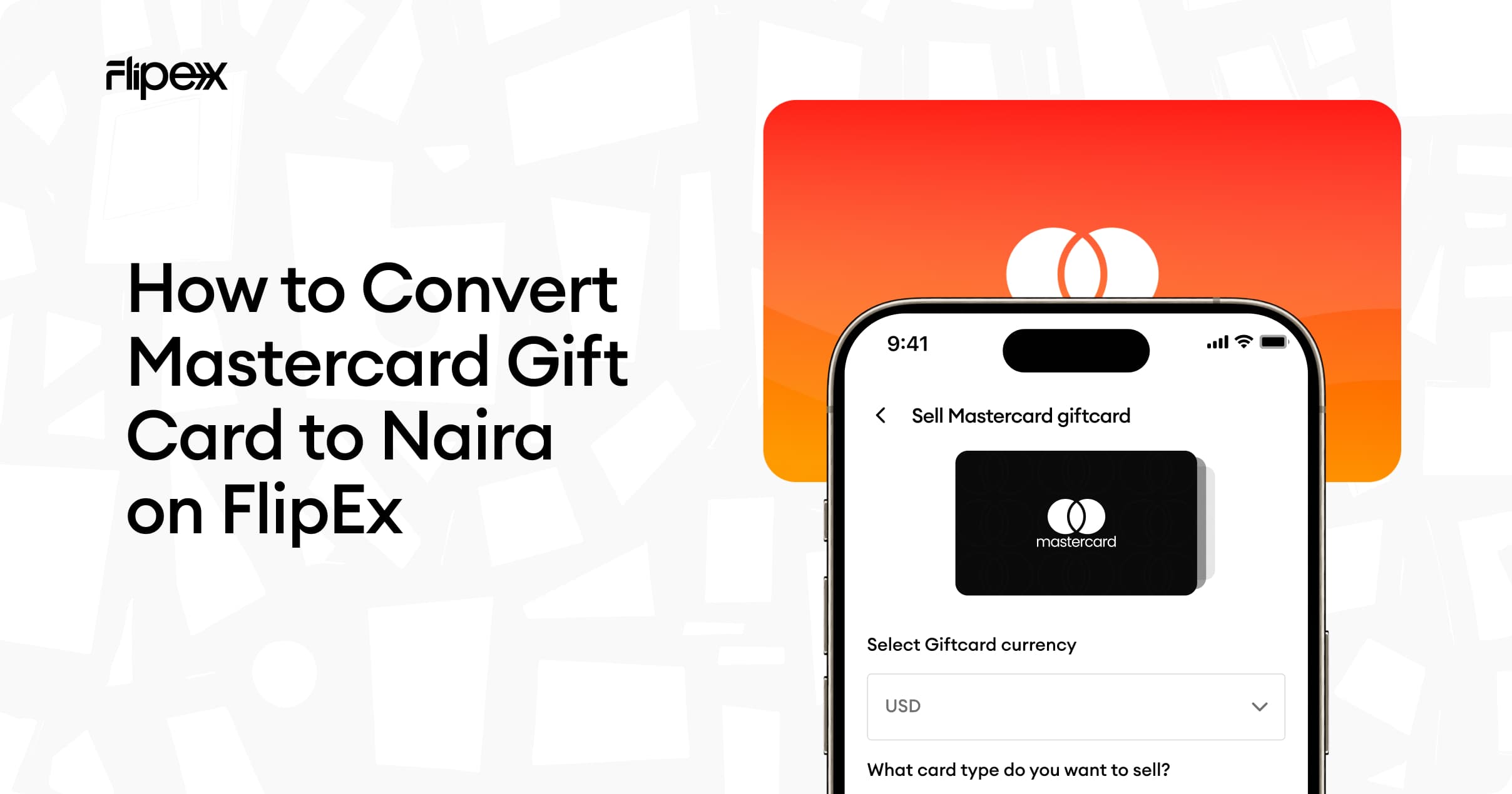 Sell Mastercard gift card online instantly for cash on FlipEx - Get Instant payment in crypto for your Mastercard gift card