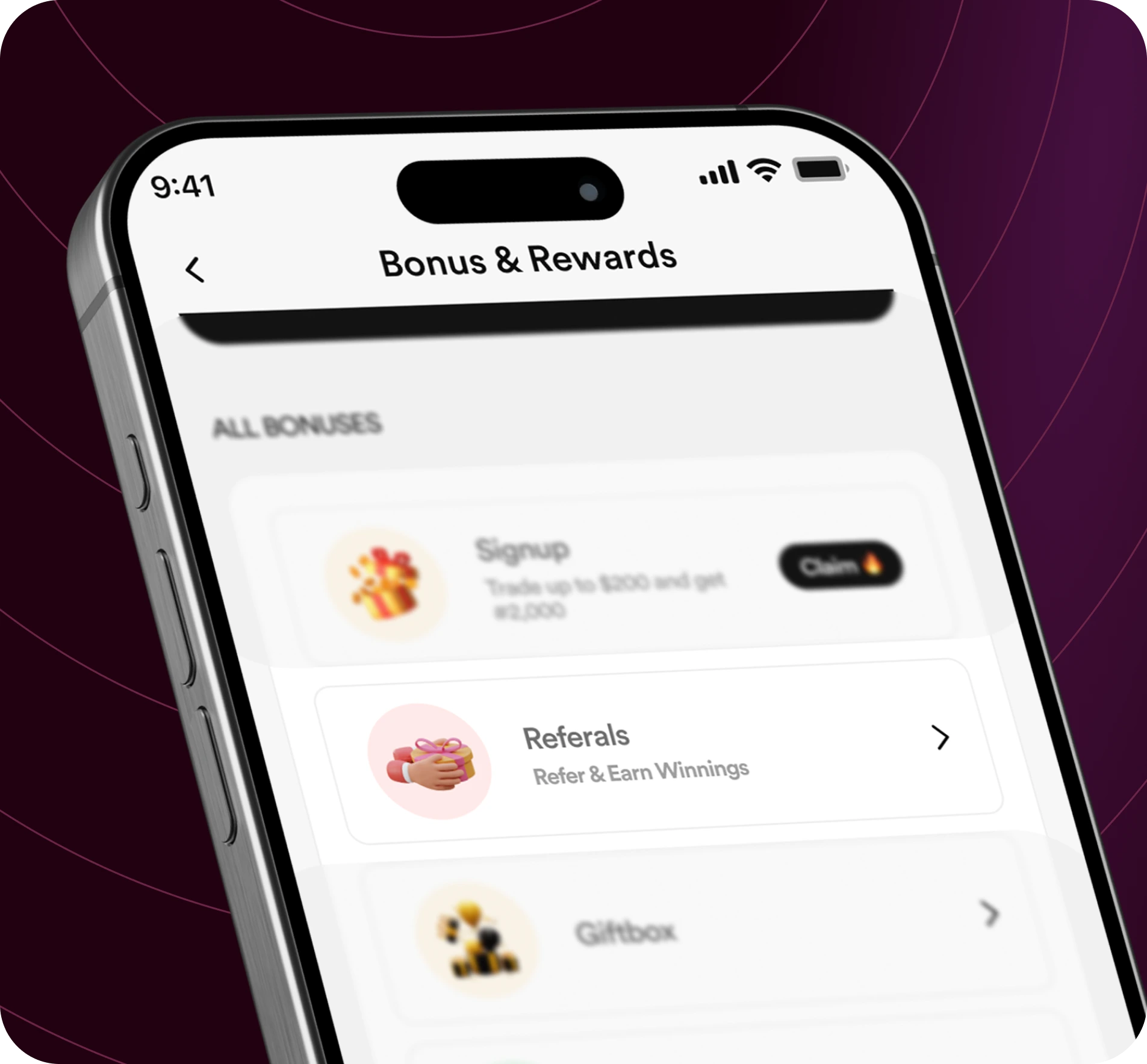FlipEx Mobile App Bonus and Rewards Page